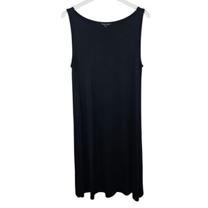 Eileen Fisher Black Midi Tank Dress